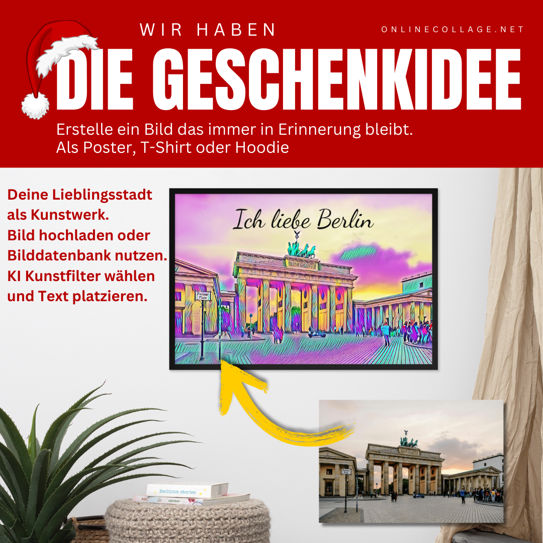 Gerahmtes Poster